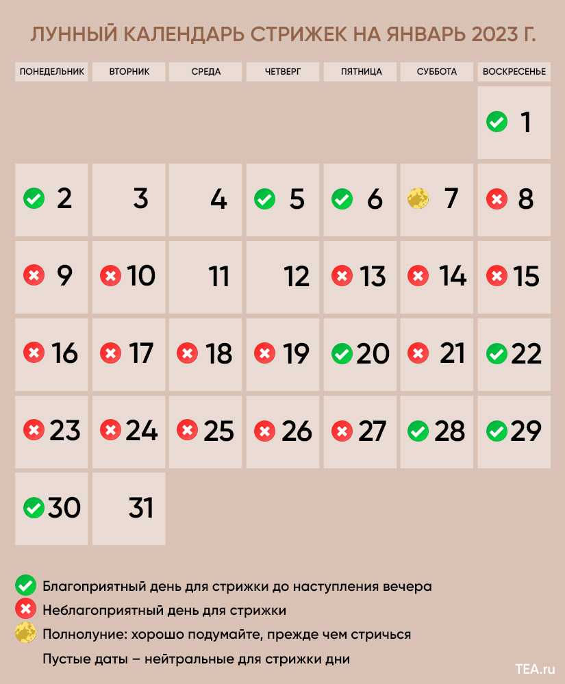 Оракул - лунный календарь стрижки волос