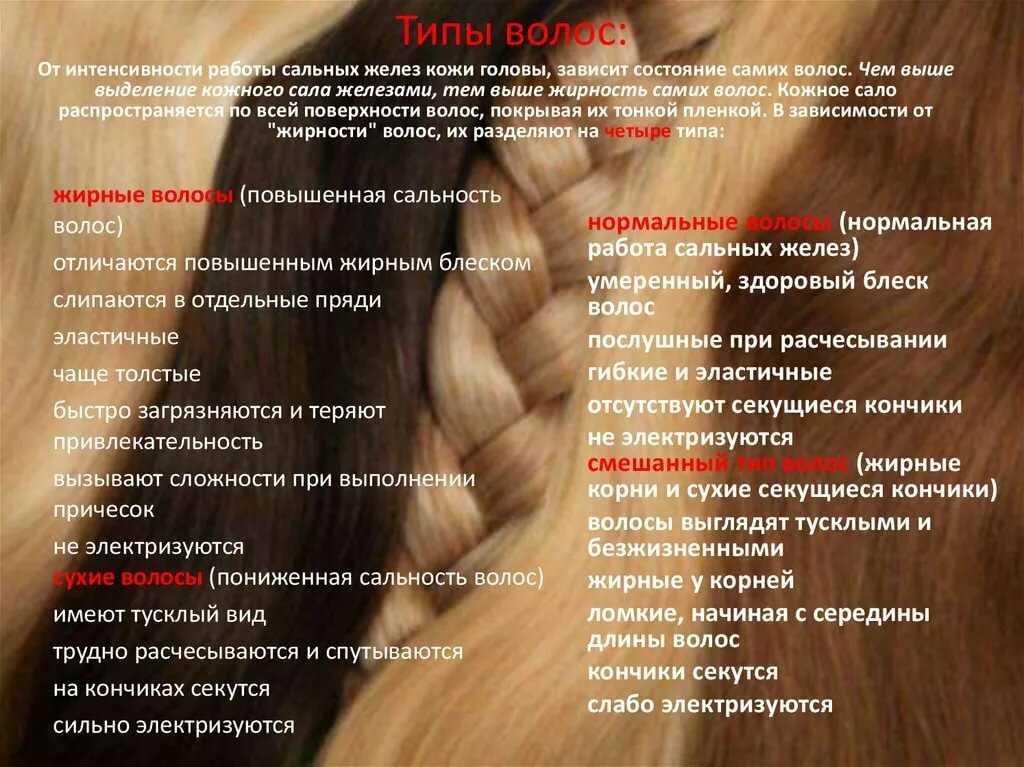 Определить тип волос