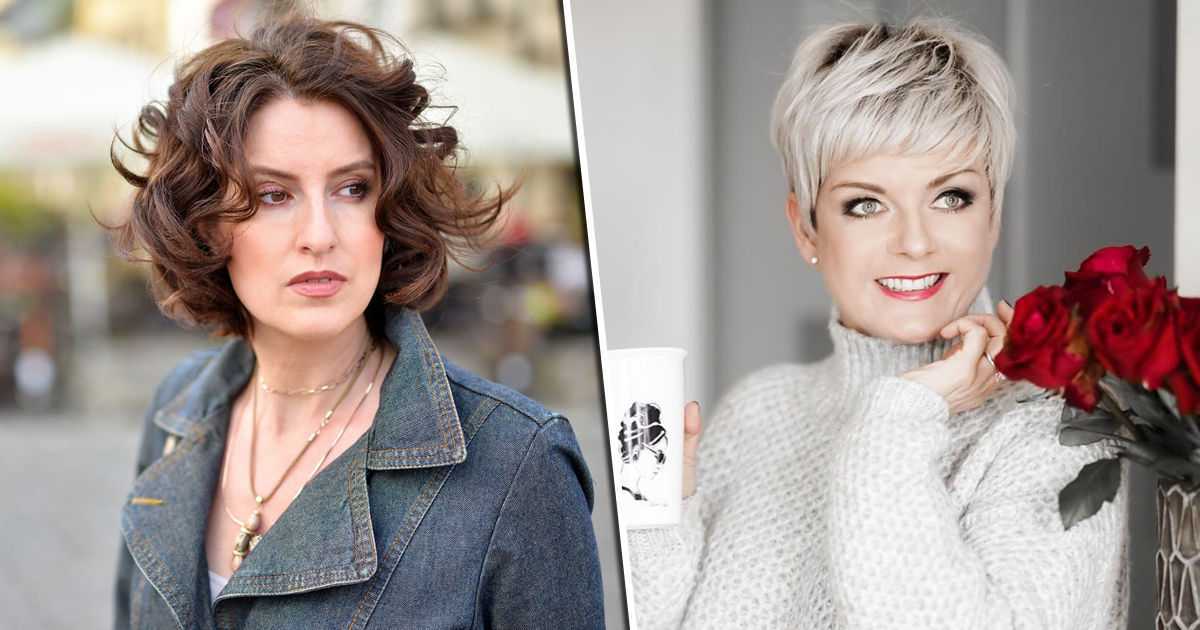 ? стрижки на короткие волосы для женщин после 40 - 45 лет ⏰ : фото