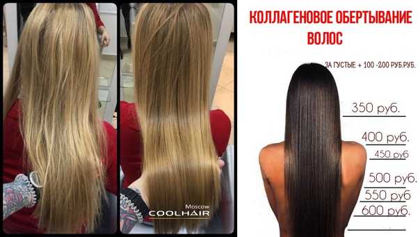 Коллагеновое обертывание волос