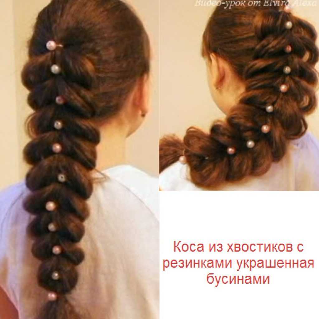 Прически с резинками для девочек на короткие и длинные волосы