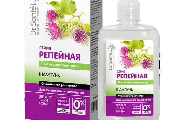 Репейные шампуни улучшают микроциркуляцию кожных покровов и подпитывают волосяной фолликул витаминами, минералами и полезными компонентами, которые содержатся в вытяжке из корней лопуха Кроме того, волосы после их применения приобретают пышность, красивый