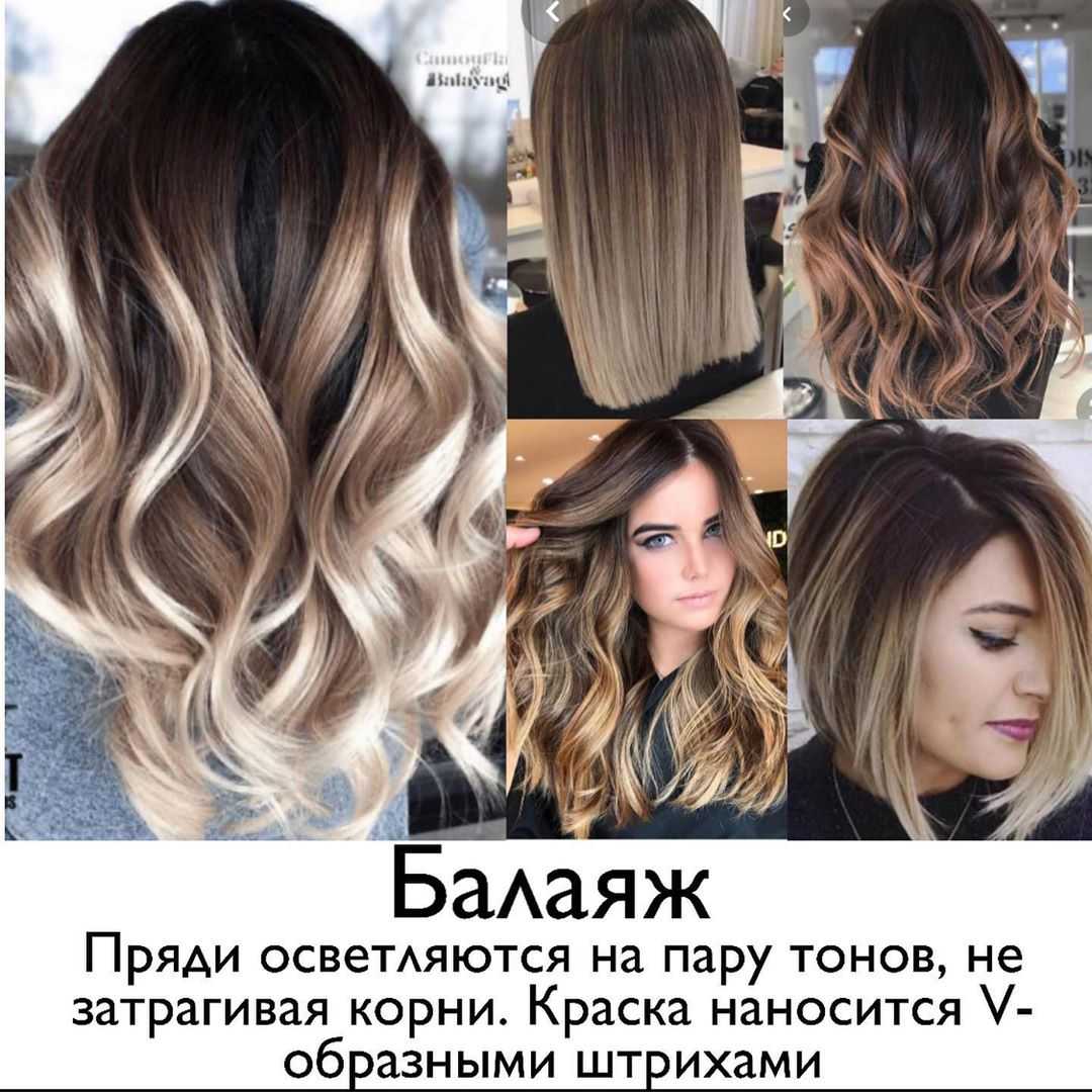Обзор популярных видов окрашивания волос