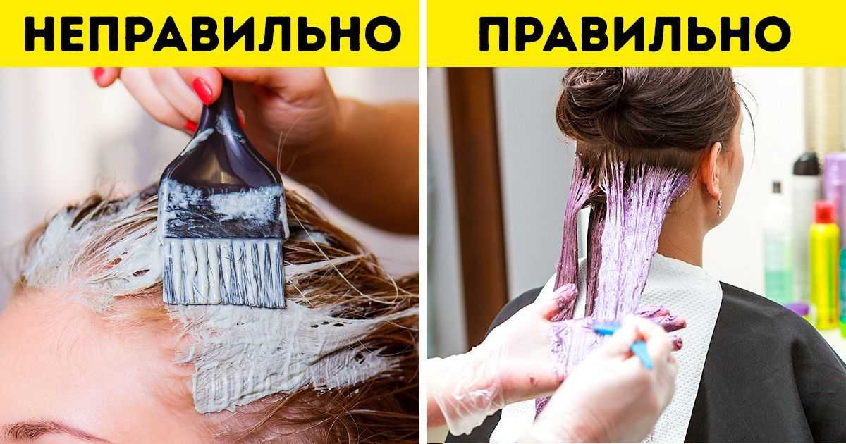 Покраска волос в домашних условиях: средства, пошаговая инструкция