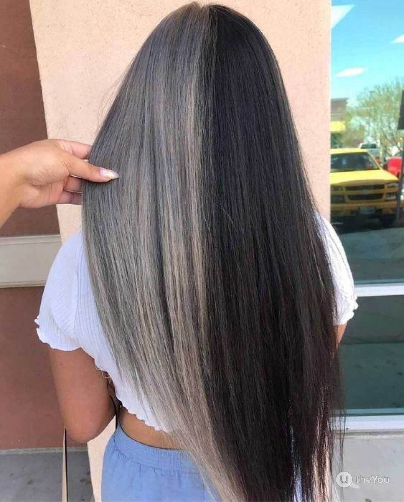 Как сделать окрашивание волос split hair, или прическа круэллы