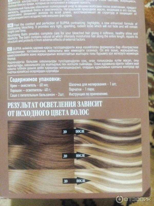 Краска для мелирования волос в домашних условиях своими руками