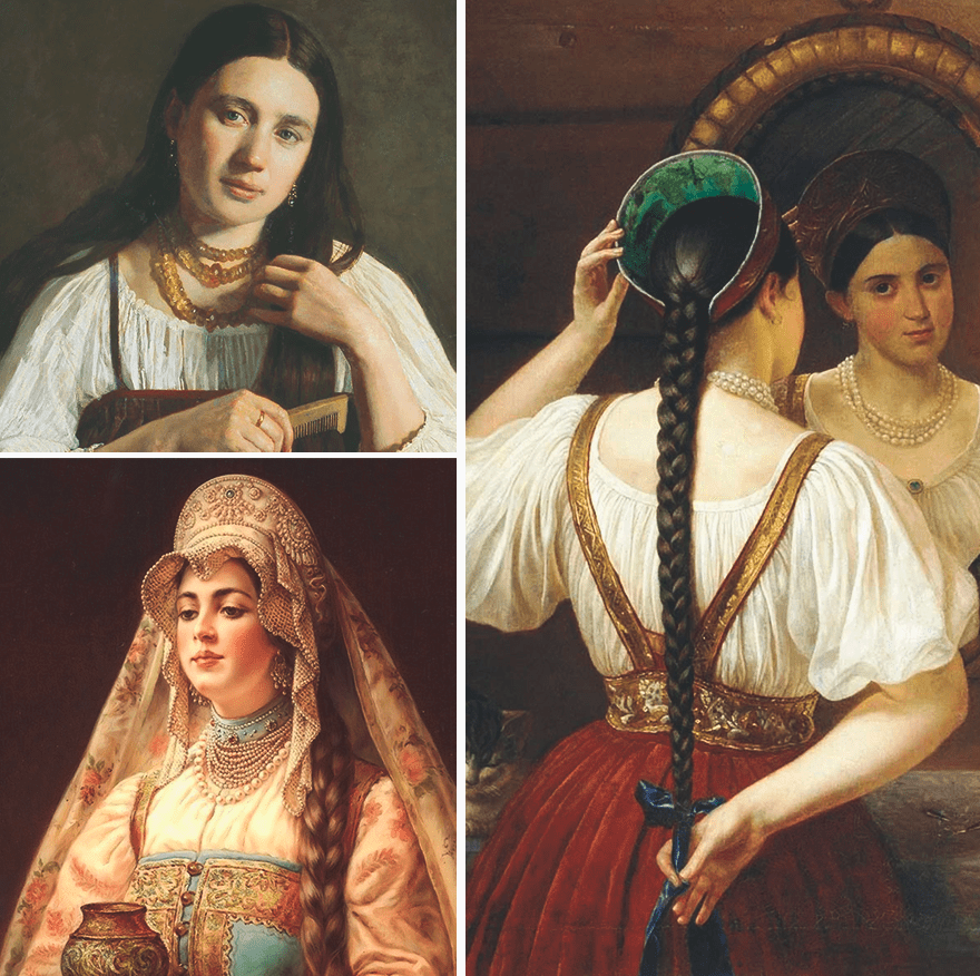 Прическа замужней женщины. как на руси отличали девицу от замужней женщины. | красивые прически